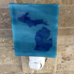 Michigan Nightlight Blue