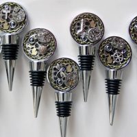 Michigan Steampunk Bottle Stopper