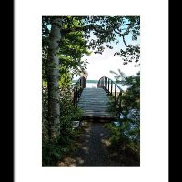 Rock River Foot Bridge Print