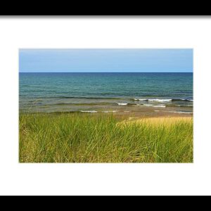 Beach Grass Print Lake Superior Beach