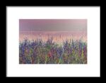 Blue Grass Print Lake Superior Beach