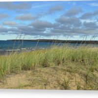 Cloudy Lake Superior Shoreline Canvas Print