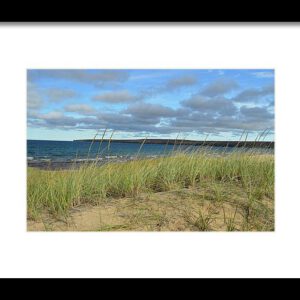 Cloudy Lake Superior Shoreline Print