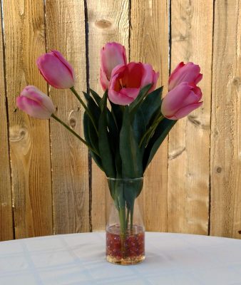 Tulips Silk Floral Arrangement