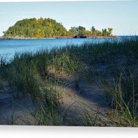 Little Presque Isle Island Canvas Print