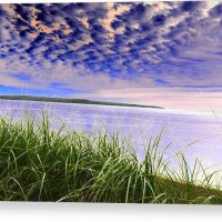Rolling Blue Sky Over Lake Superior Canvas Print