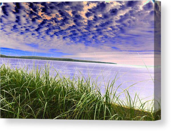 Rolling Blue Sky Over Lake Superior Canvas Print