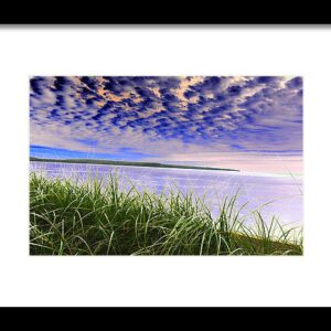 Rolling Blue Sky Over Lake Superior Print