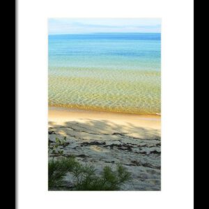 Lake Superior Sandy Blue Print