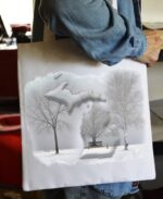 Tote Bag Winter Tree