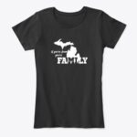 If You're From Michigan You're Family Ladies Tee - Image 4