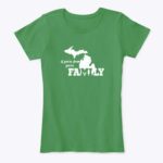 If You're From Michigan You're Family Ladies Tee - Image 8