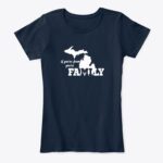 If You're From Michigan You're Family Ladies Tee - Image 10