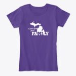 If You're From Michigan You're Family Ladies Tee - Image 14