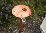 Mushroom Rain Gauge Solid Copper - Image 5