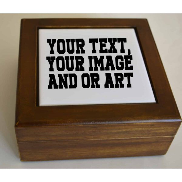 Custom Text Keepsake Box