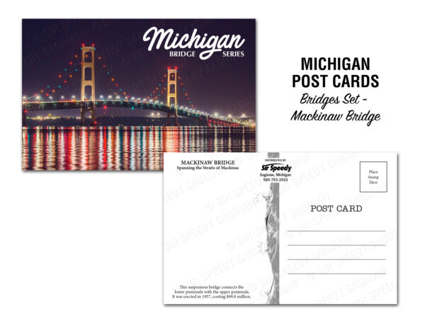 Mackinac Bridge Postcard
