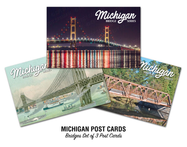 Michigan Bridges Postcards