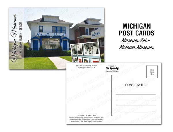 Michigan Motown Museum Postcard