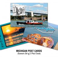 Michigan Boating and Lakes Postcards Summer Set