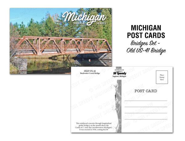 Old US-41 Bridge Postcard