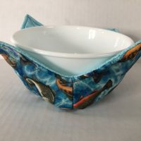 Fish Microwave Bowl Holder Cozy