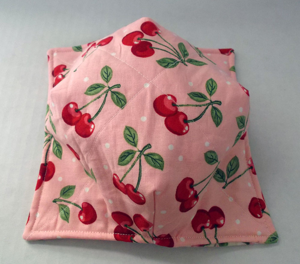 Cherry Blossoms Microwave Bowl Holder Cozy Hot Pad » Made In Michigan