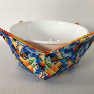 Sailboats Microwave Bowl Holder Cozy