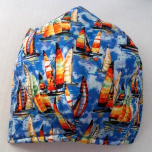 Sailboats Microwave Bowl Cozy