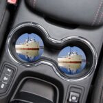 Great Lakes Freighter Car Coaster Set Cup Holder Coasters