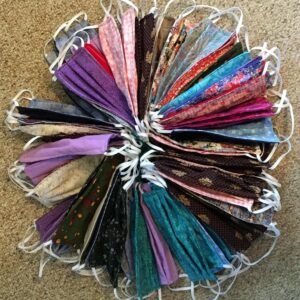 Fabric Face Mask with Elastic Ear Loops