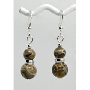 Fossil Coral Earrings