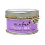 Fresh Bee Candle Lavender Bergamot Lemon