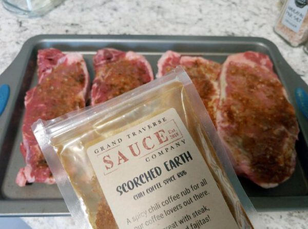 Scorched Earth Rub meat