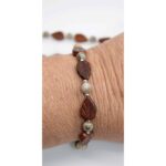 Jasper and Petoskey Stone Bracelet