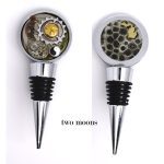 Michigan Steampunk Bottle Stopper - Unique Vintage Two Sided - Image 10