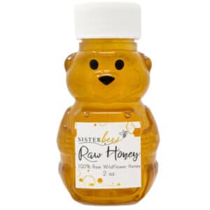 Raw WildFlower Honey Bear