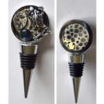 Michigan Steampunk Bottle Stopper - Unique Vintage Two Sided - Image 2