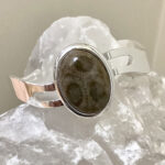 Petoskey Stone Zig Zag Cuff Bracelet