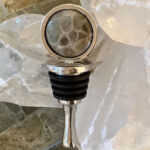 petoskey stone bottle stopper
