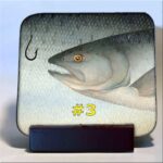 Michigan Fish Coaster #3