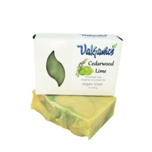 Cedarwood Lime Essential Oil Vegan Soap