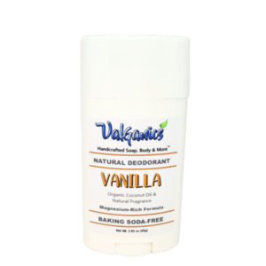 Vanilla Natural Deodorant - Magnesium Rich, Aluminum & Baking Soda Free