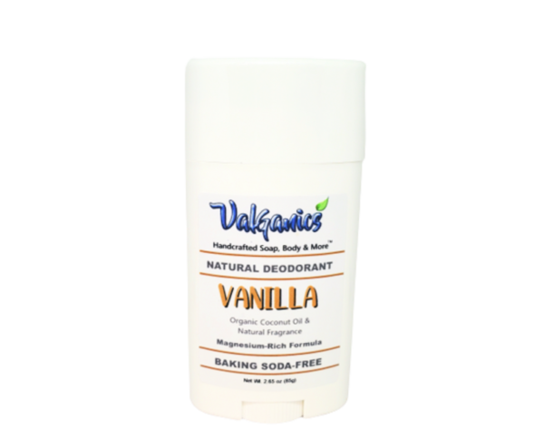 Vanilla Natural Deodorant - Magnesium Rich, Aluminum & Baking Soda Free