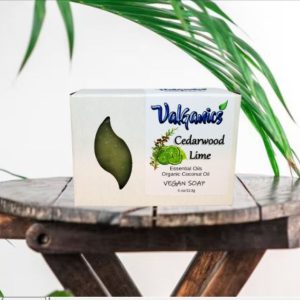 valganics vegan soap Cedarwood Lime
