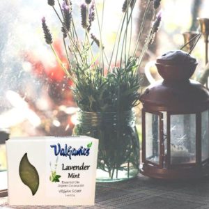 valganics vegan soap Lavender Mint