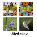 Bird set 2 for tiles coasters