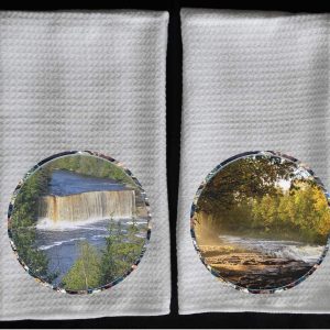 Tahquomenon Falls towel Ocqueoc waterfalls towel