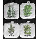 Herbs Pot Holder Hot Pads