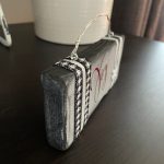 Joy Hanging Ornament Black